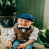 Born to Love Baby Boys Hat Navy Driver Cap Boys Tweed Page Baby Kids Cap Hat 52cm 2 to 3 yrs SM Navy Driver, Toddler view 4