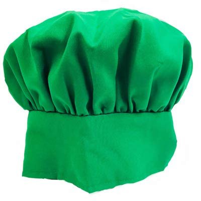 Chefskin Chef Mushroom Hat Kids Children Lime Green Adjustable Model: CHEFSKIN MUSHROOM HAT (Home & Kitchen)