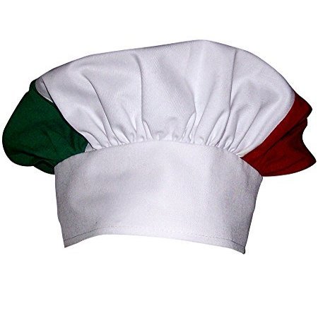 CHEFSKIN ITALIAN ITALY DESIGN MUSHROOM CHEF HAT ADJUSTABLE PIZZA ITALIAN Model: CHEFSKIN ITALIAN (Home & Kitchen)