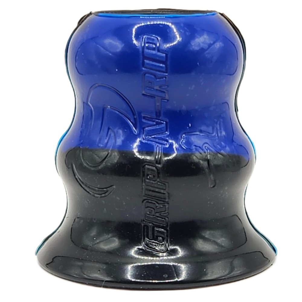 Grip-N-Rip Softball Bat Taper Grip Hitting and Training Aid, Durable, Easy-On/Off -Black/Blue