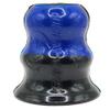 Grip-N-Rip Softball Bat Taper Grip  Hitting and Training Aid, Durable, Easy-On/Off -Black/Blue view 1