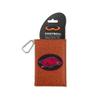 NCAA Arkansas Razorbacks Classic Football ID Holder, One Size, Brown view 1