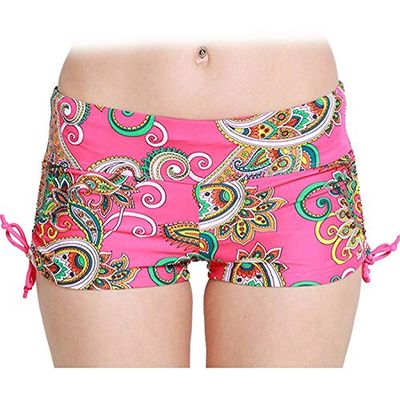 Women's Pink Short Coverup Adjustable Ties