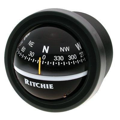 V-57.2 - Ritchie V-572 Explorer Compass - Dash Mount - Black