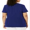 HeartSoul Women's Pitter-Pat V-Neck Scrubs Shirt, Galaxy Blue, Medium view 2