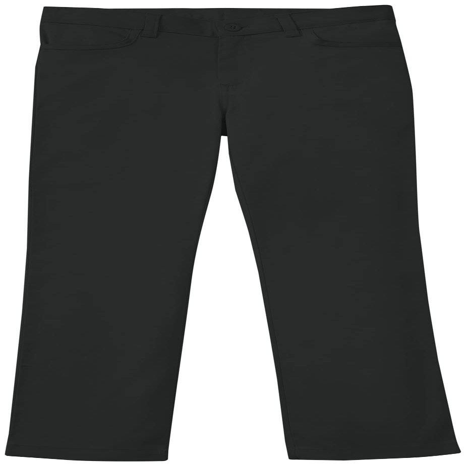 Classroom School Uniforms Girls' Little Stretch Matchstick Pant, Black, 6