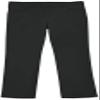 Classroom School Uniforms Girls' Little Stretch Matchstick Pant, Black, 6 view 1