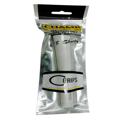 CHAMP C8 SHORTY GRIP 60RIB Golf Grip, With Backline, White