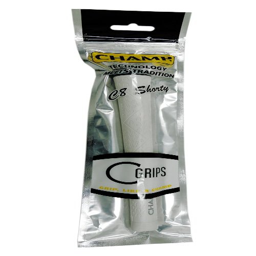 CHAMP C8 SHORTY GRIP 60RIB Golf Grip, With Backline, White