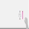 CHAMP C8 SHORTY GRIP 60RIB Golf Grip, With Backline, Pink view 2