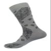 Men's Bandana Casual Crew Socks(Sock Size:9-13, Grey) view 1