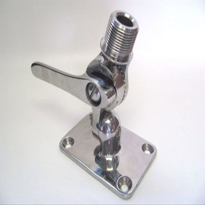 329230 Sea-Dog Line Adjustable Antenna Base 316 Stainless Steel Marine Boat SURPLUS 132-659