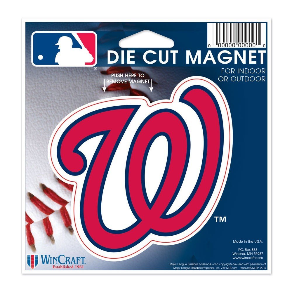 MLB Washington Nationals Die Cut Magnet, 4.5" x 6"