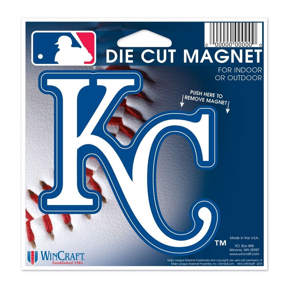 MLB Kansas City Royals Die Cut Magnet, 4.5" x 6"