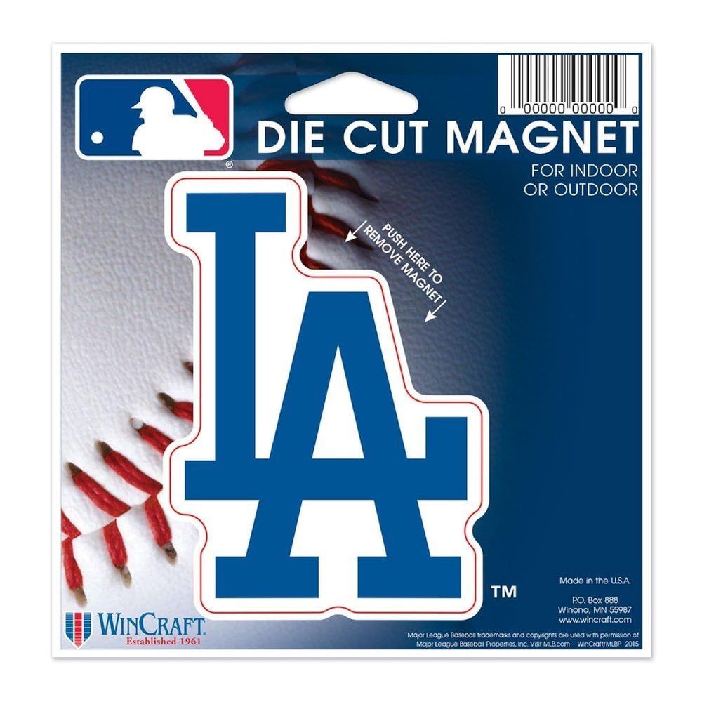 MLB Los Angeles Dodgers Die Cut Magnet, 4.5" x 6"