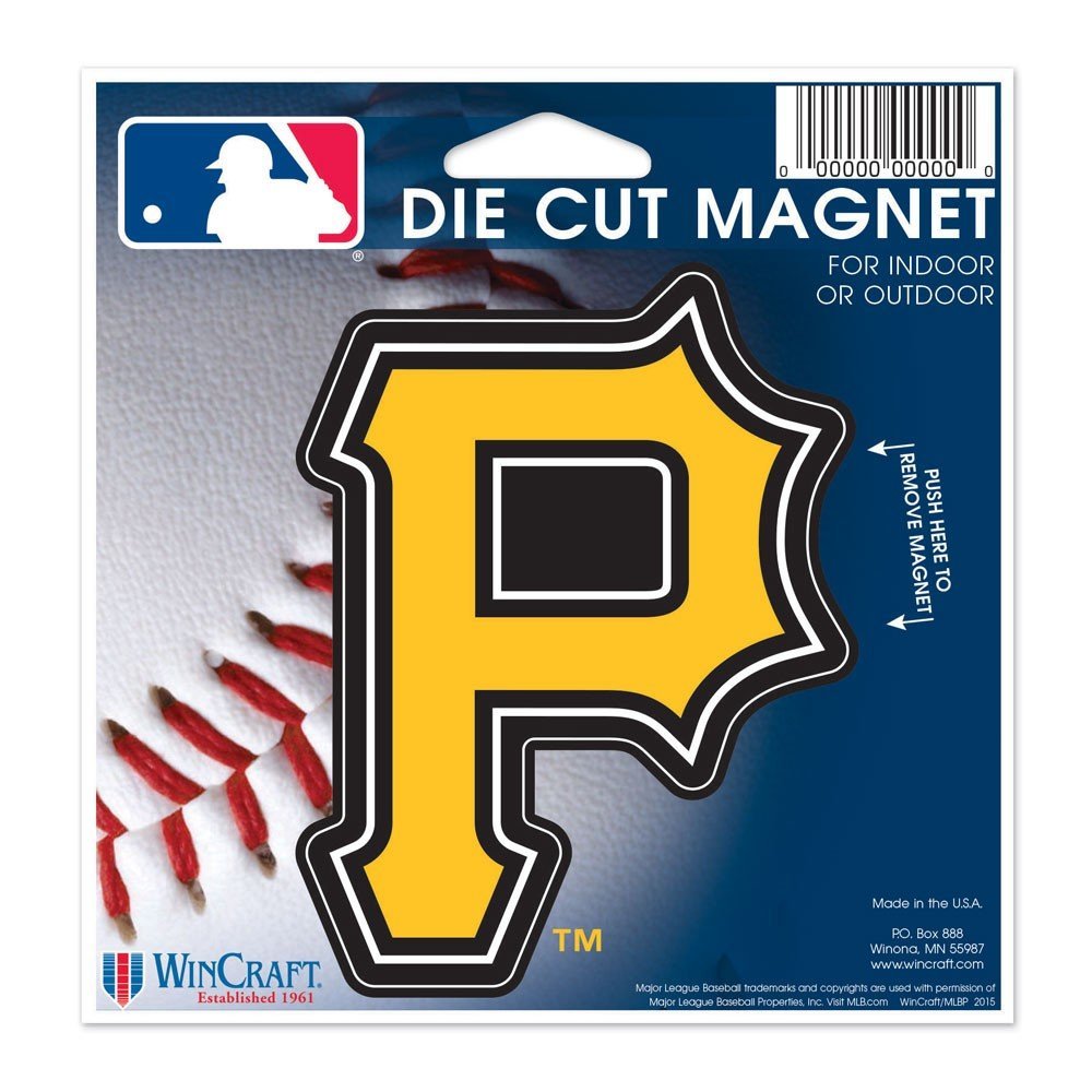 MLB Pittsburgh Pirates Die Cut Magnet, 4.5" x 6"