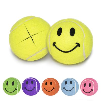 AMP Pre-Cut Walker Glide Balls - 15 Colors & Styles (Smiley - Yellow)
