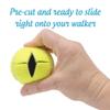 AMP Pre-Cut Walker Glide Balls - 15 Colors & Styles (Smiley - Yellow) view 2