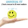 AMP Pre-Cut Walker Glide Balls - 15 Colors & Styles (Smiley - Yellow) view 3
