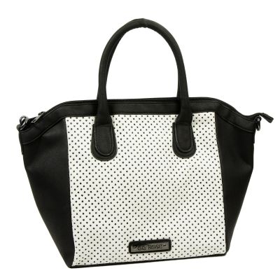 Rock Rebel Perforated Star Tote White
