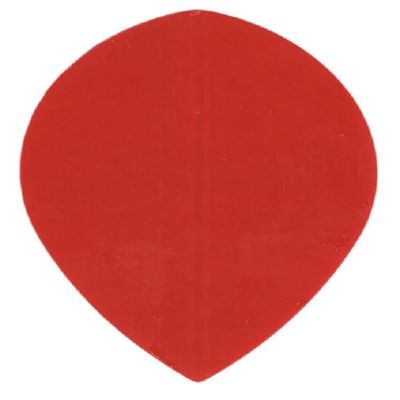 US Darts - 10 Sets (30 Flights) Ruthless Red Poly Pear Flights - 75 Micron