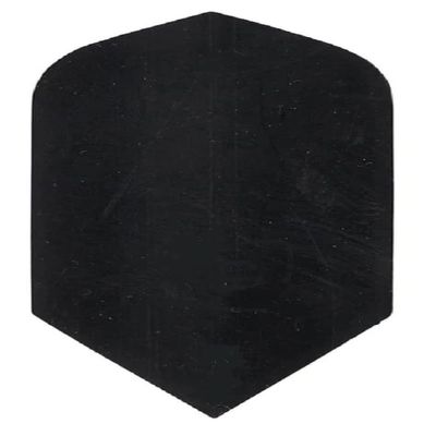 US Darts - 10 Sets (30 Flights) Black Poly Slim Flights - 75 Micron