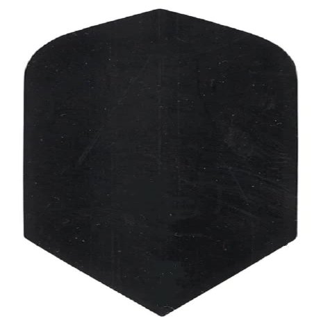 US Darts - 10 Sets (30 Flights) Black Poly Slim Flights - 75 Micron