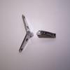 204390 Sea-Dog Line Pair (2) 3-7/8" Inch Chrome Plated Brass Strap Hinge Surplus 132-3484 C2 4D R view 3