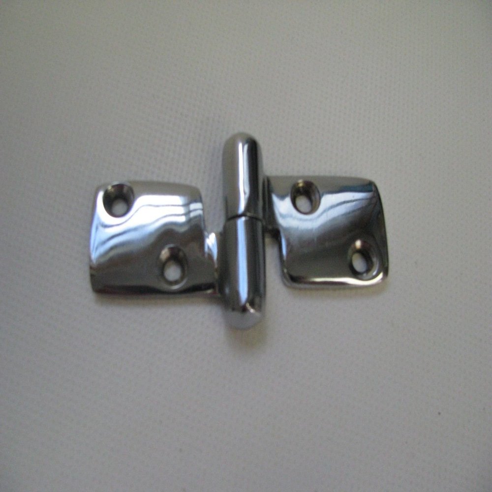 204278 Sea-Dog line Pair (2) Take Apart Hinge Brass Chrome Plated 3-7/8" Surplus 132-1304