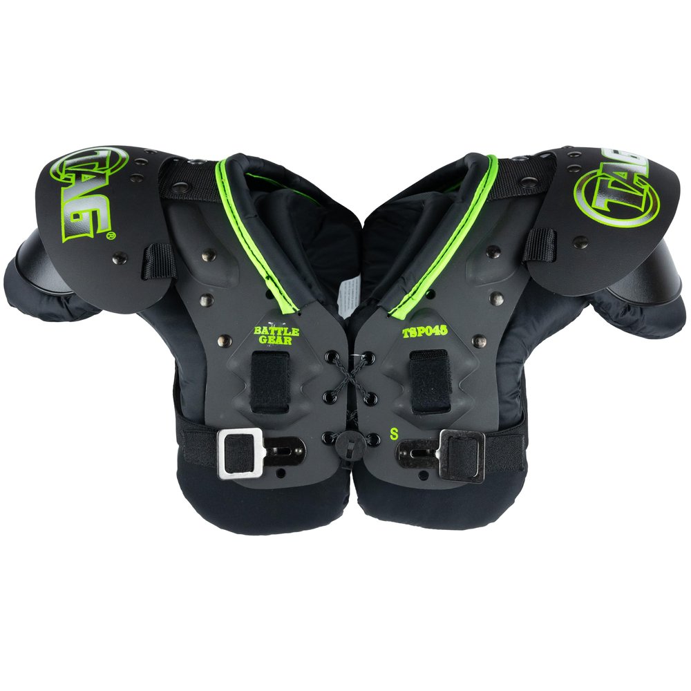TAG Battle Gear II Youth Football Shoulder Pad TSP45 (T-Hook Lockdown Side Strap) X-Small