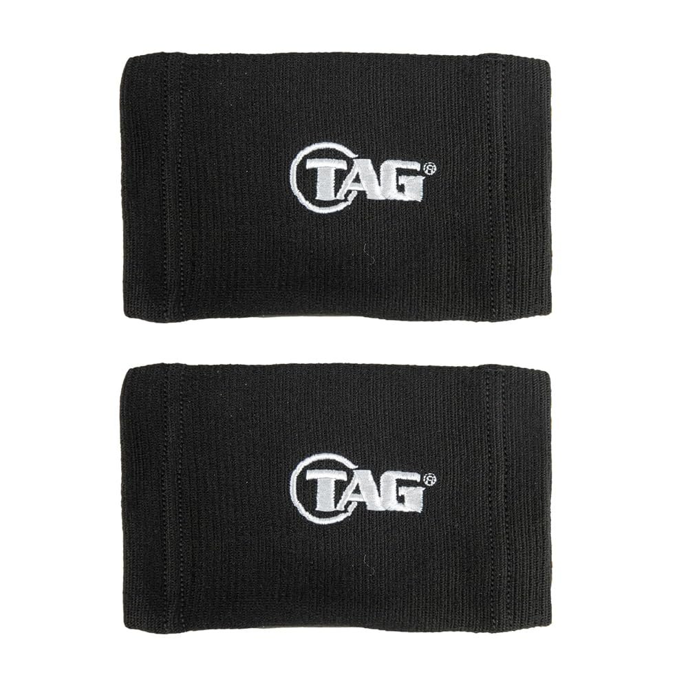 TAG Youth Wrist Coach - Single Window Size 3.75" x 2" - Baseball Soccer Football Play Coach Playbook Quarterback Wristband - 1 Count - Black
