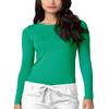 Adar Uniforms Adar Underscrubs for Women - Long Sleeve Underscrub Comfort Tee - 2900 - Spearmint - 3X view 1