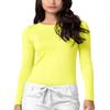Adar Underscrubs for Women - Long Sleeve Underscrub Comfort Tee - 2900 - Citron - S view 1