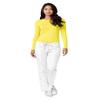 Adar Underscrubs for Women - Long Sleeve Underscrub Comfort Tee - 2900 - Citron - S view 4