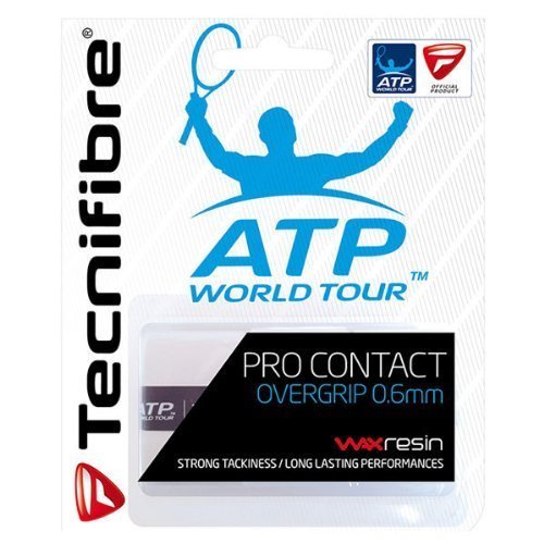 2 Pack - Tecnifibre Pro Contact Overgrip 3 Pack (White)