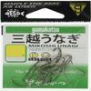 Gamakatsu 12183 Eel Needles, Mitsukoshi Eel (Hineri), No. 15, 18 Pieces, Brown view 1