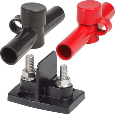 Blue Sea Systems Dual PowerPost Cnctr 5/16 & 3/8" Studs