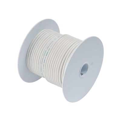 Ancor White 12AWG Tinner Copper Wire - 100'