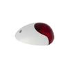 Attwood 2-Mile Vertical Mount Red Sidelight - 12V - White Plastic Housing view 1