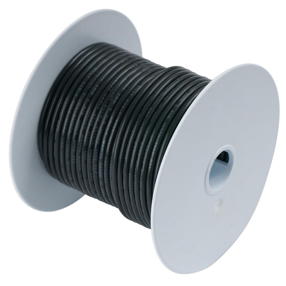 100' #6 BLACK TINNED COPPER