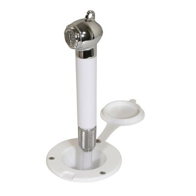 Scandvik Recessed Transom Shower w/6' Hose - White