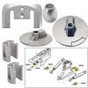 Tecnoseal Anode Kit w/Hardware - Mercury Bravo 3 2004 - Magnesium view 1