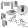 Tecnoseal Anode Kit w/Hardware - Mercury Bravo 3 2004-Present - Zinc view 1