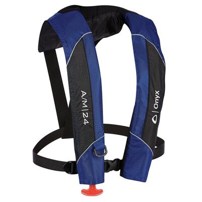 Onyx A/M-24 Automatic/Manual Inflatable PFD Life Jacket - Blue10