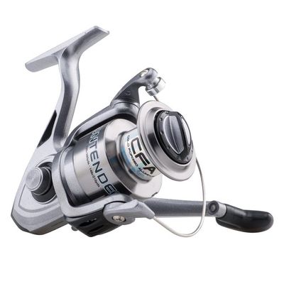 Shakespeare Contender Spinning Fishing Reel, Size 60, Instant Anti-Reverse, Oil Felt Front Drag System, Durable Aluminum Spool
