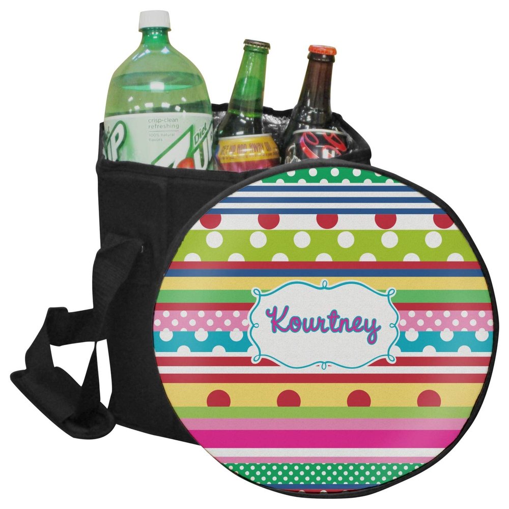 YouCustomizeIt Personalized Ribbons Collapsible Cooler & Seat
