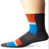 PEARL IZUMI Ride Elite Tall Socks, Long Stripe Blue, Medium view 1