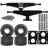 TGM Skateboards Core Black Longboard Trucks Bigfoot Wheels Package 70mm Pathfinders (Black, 7.0 inch) view 1