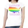 Love Wins Womens USA Short-Sleeve T-Shirt - White - 2X-Large view 1