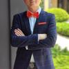SYAYA Bow Ties for Men, Silk Formal Tuxedo Bow Tie for Boy, Tux Bowtie For Wedding U-SY-B2 (Red - Bow Tie & Handkerchief Set) view 2